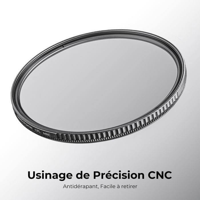 K&F Concept 62mm Nano-X MRC HD Super Thin Multi-Coated CPL Polarizing Filter for DSLR Camera Lens