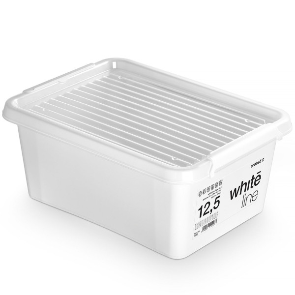 Pojemnik Pudło Plastikowe Z Pokrywą Zamykane 12,5 L