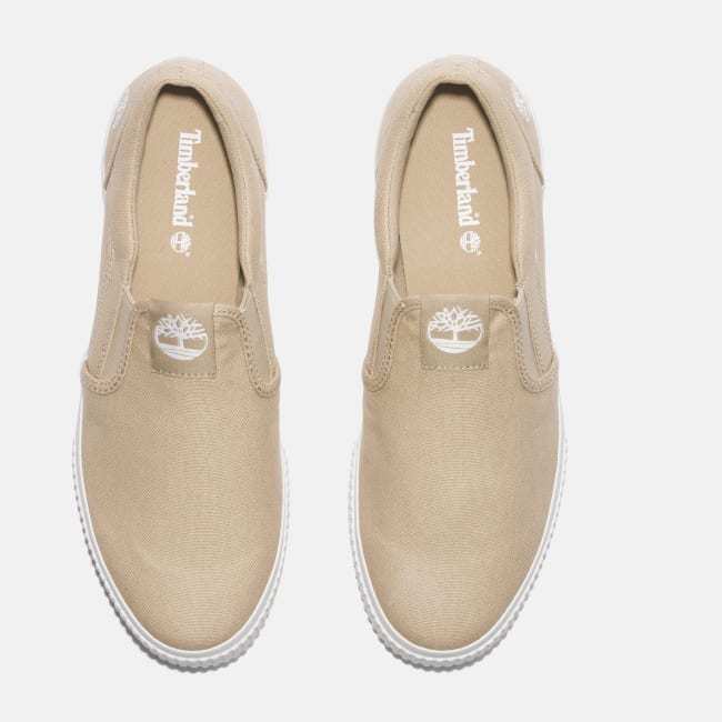 Sneaker Slip-on Bassa Mylo Bay da Uomo in beige