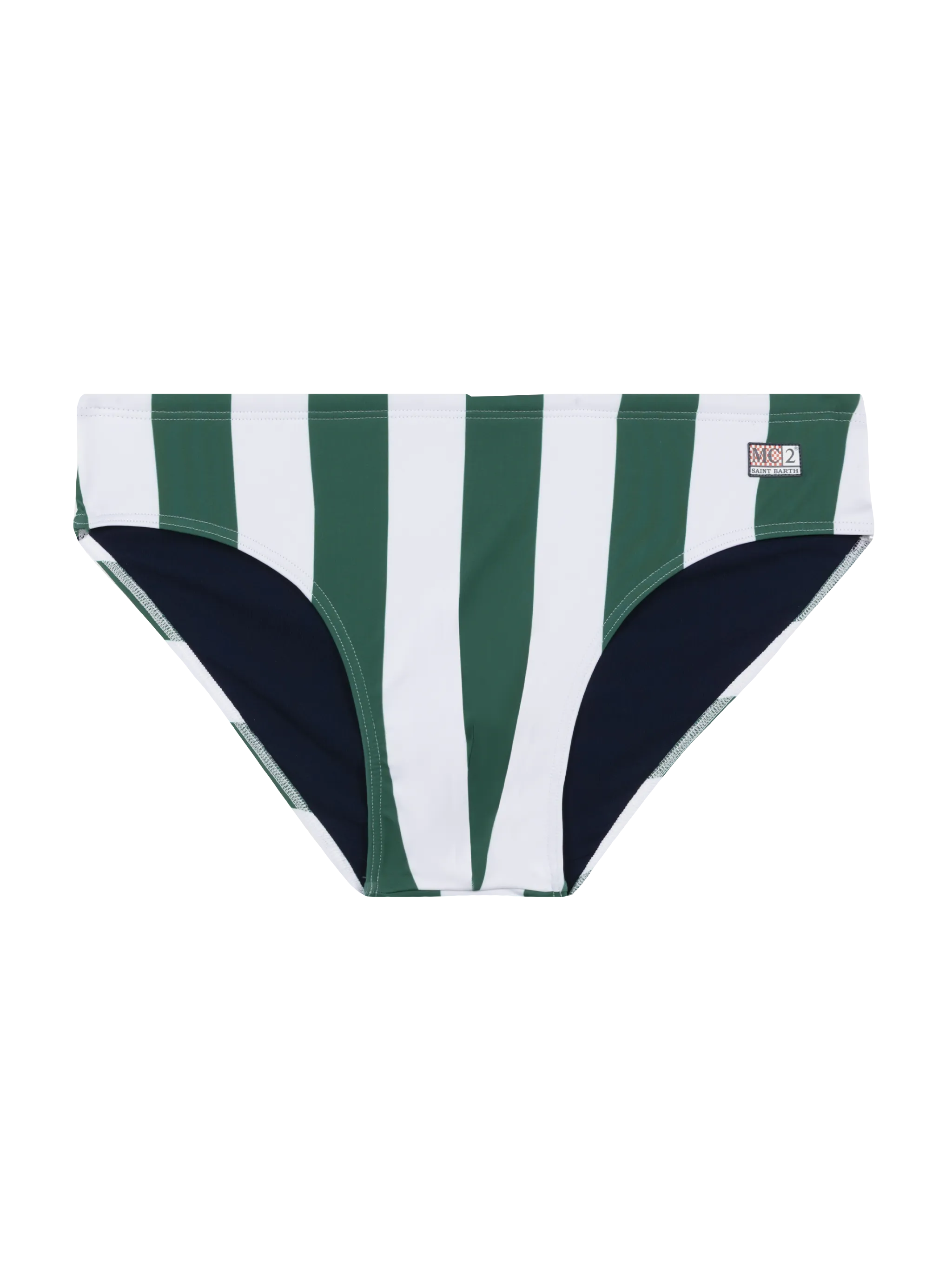 Slip da mare Cayo con stampa righe