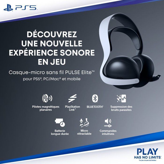 PS5 Wireless Headset - PULSE Elite