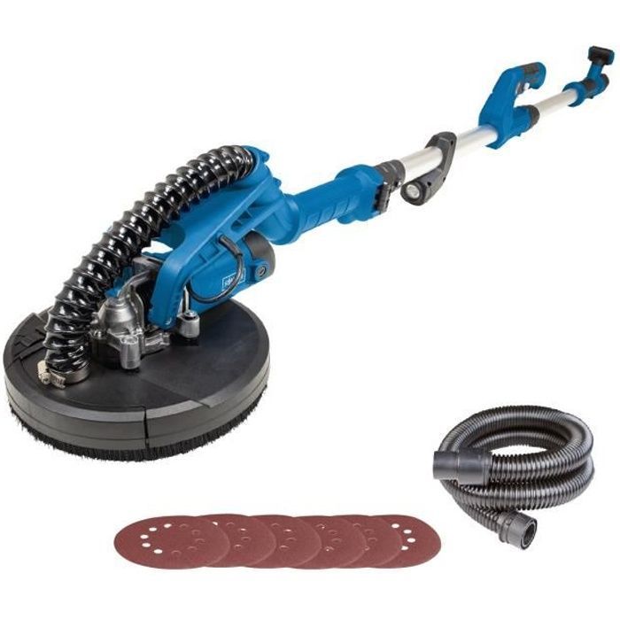 SCHEPPACH DS920X Telescopic Wall and Ceiling Sander - 210 mm - 710W (Supplied with 1 x 4m hose, 6 abrasive discs)