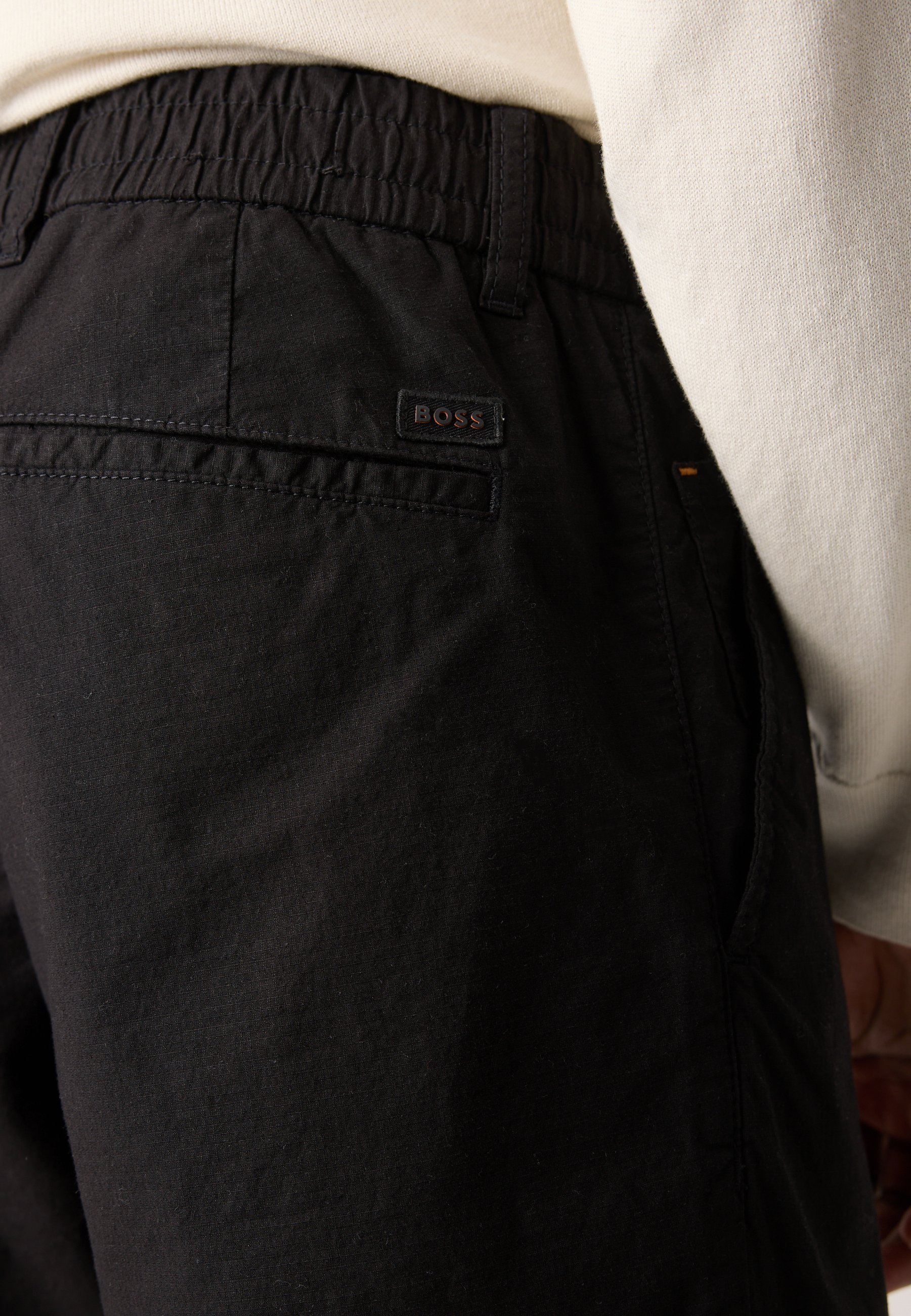 BOSS TAPERED - Kalhoty - black