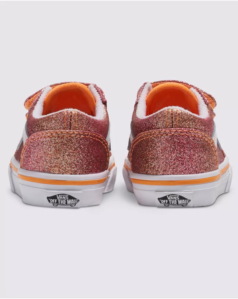 Toddler Old Skool V Glitter Shoe