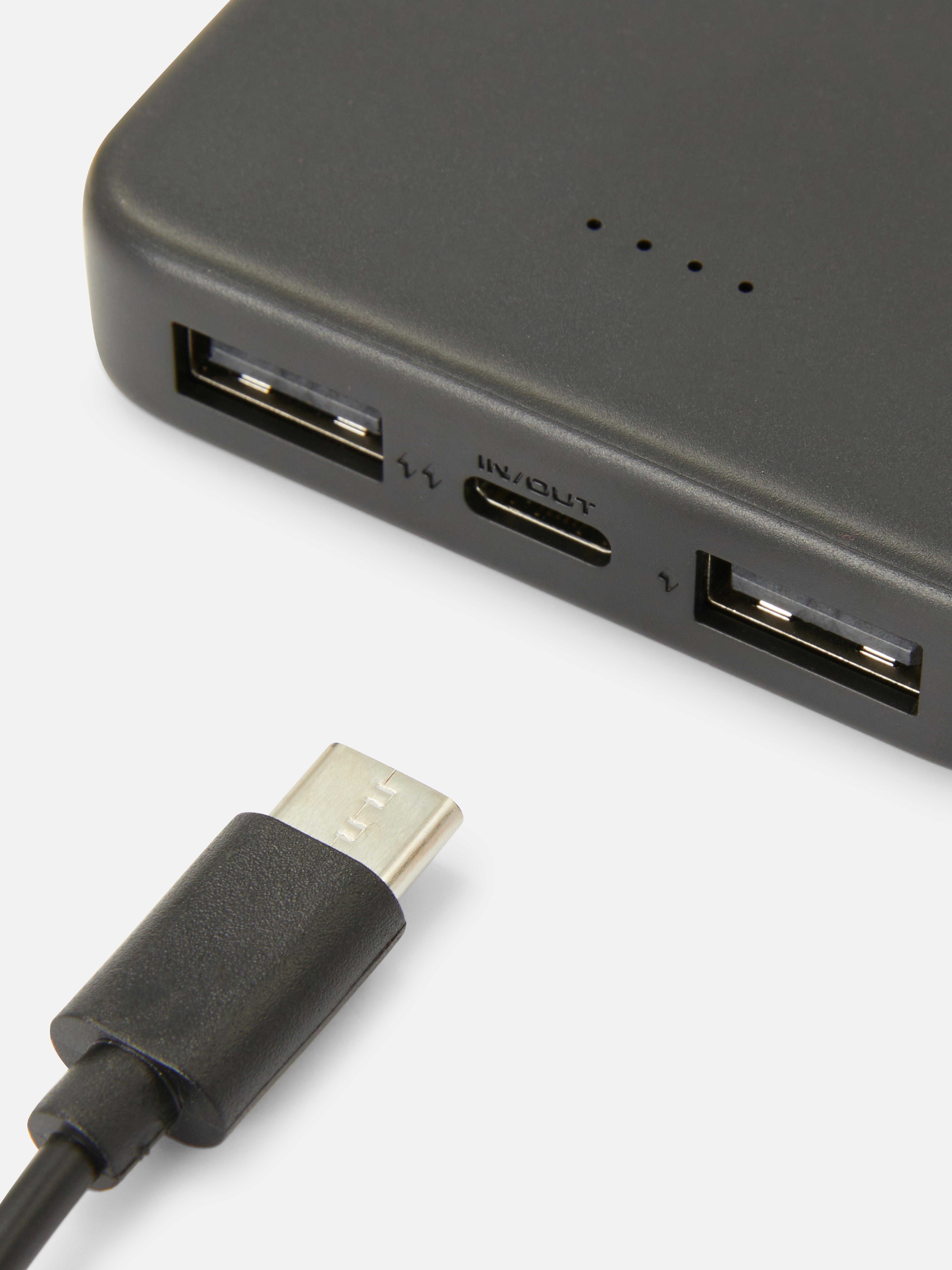 Baterie externă subțire 5000 mAh Un încărcător portabil pentru a încărca dispozitivele tale