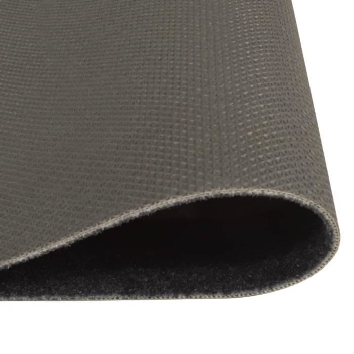 vidaXL Washable Kitchen Mat, Black Coffee Print, 60x180 cm, Velvet, 136556