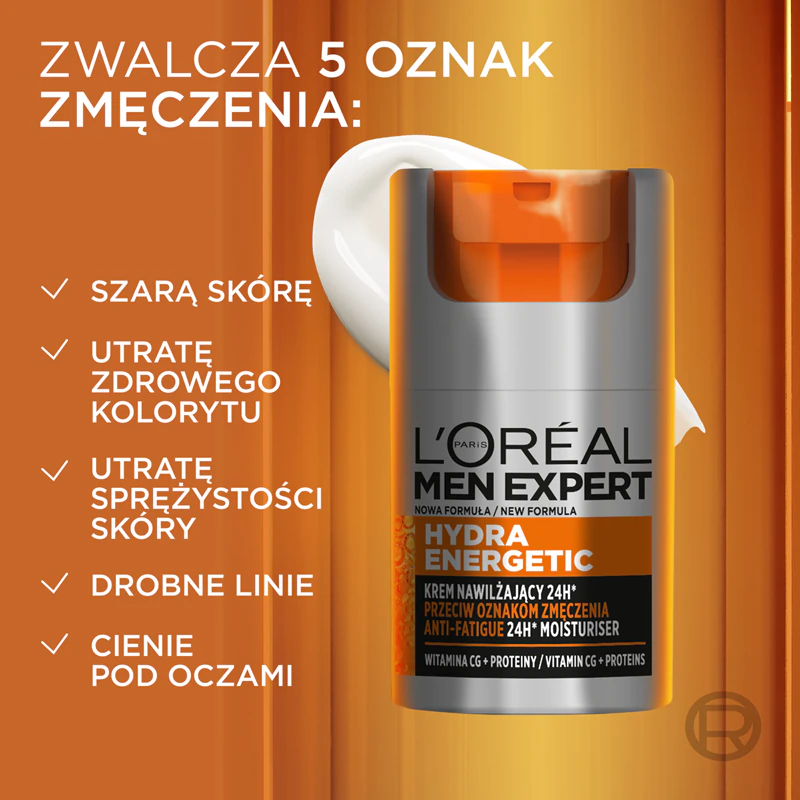 L'Oréal Paris Men Expert Hydra Energetic Feuchtigkeitscreme für müde Haut