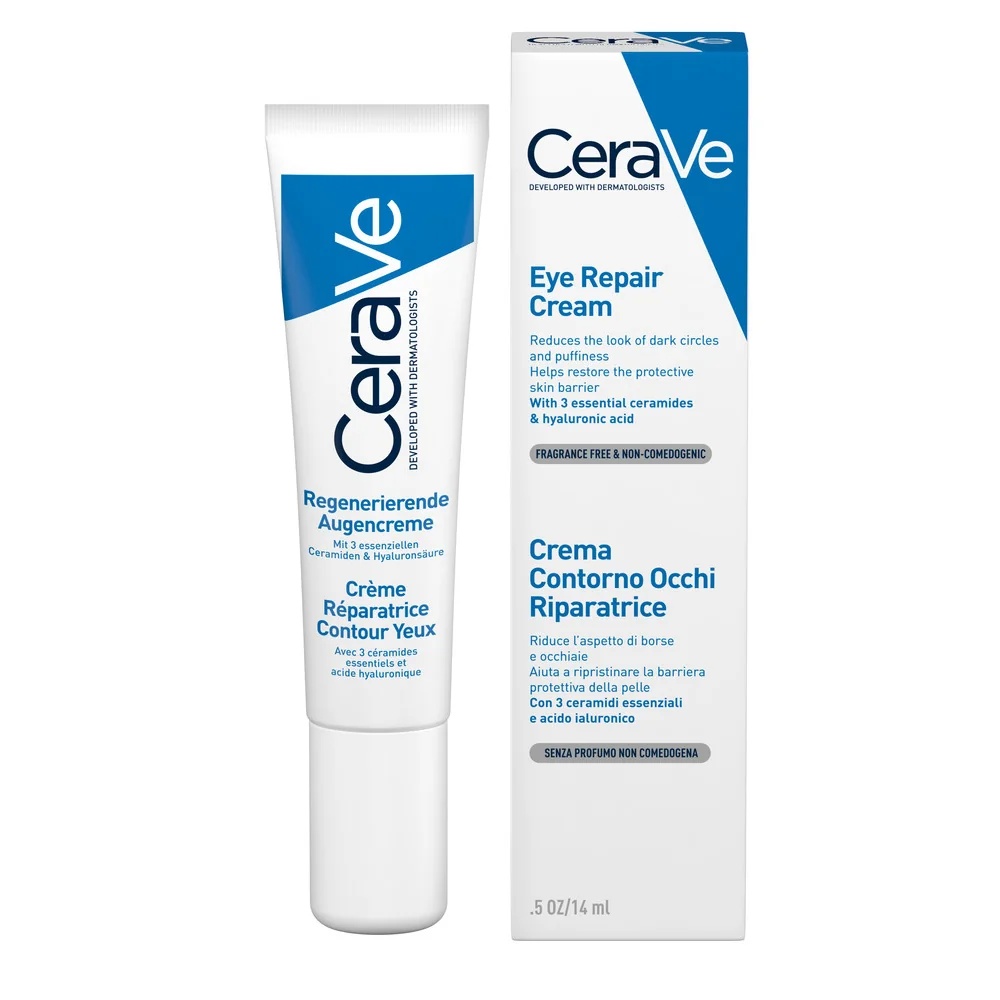 CERAVE Cerave oogcontourcrème 14 ml: crème tegen zwellingen en donkere kringen onder de ogen.