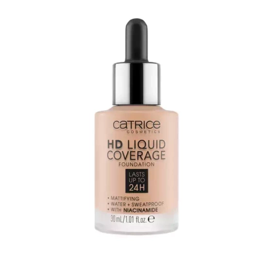 Catrice HD Liquid Coverage płynny podkład kryjący 020 Rose Beige 30 ml
