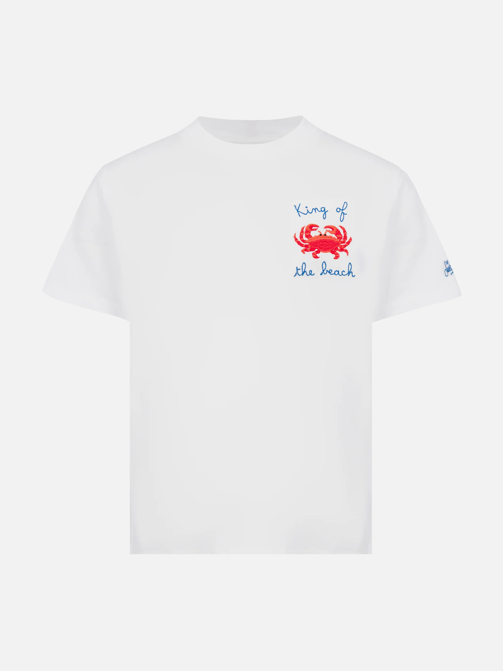 Portofino Jr. katoenen jersey T-shirt met King of the Beach-borduurwerk