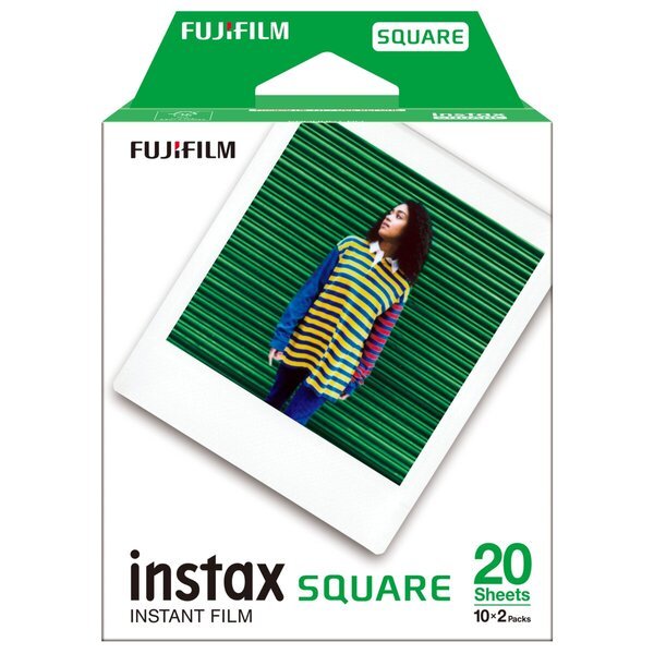 Štvorcový filmový fotopapier Fujifilm Instax<br>2 x 10 kusov