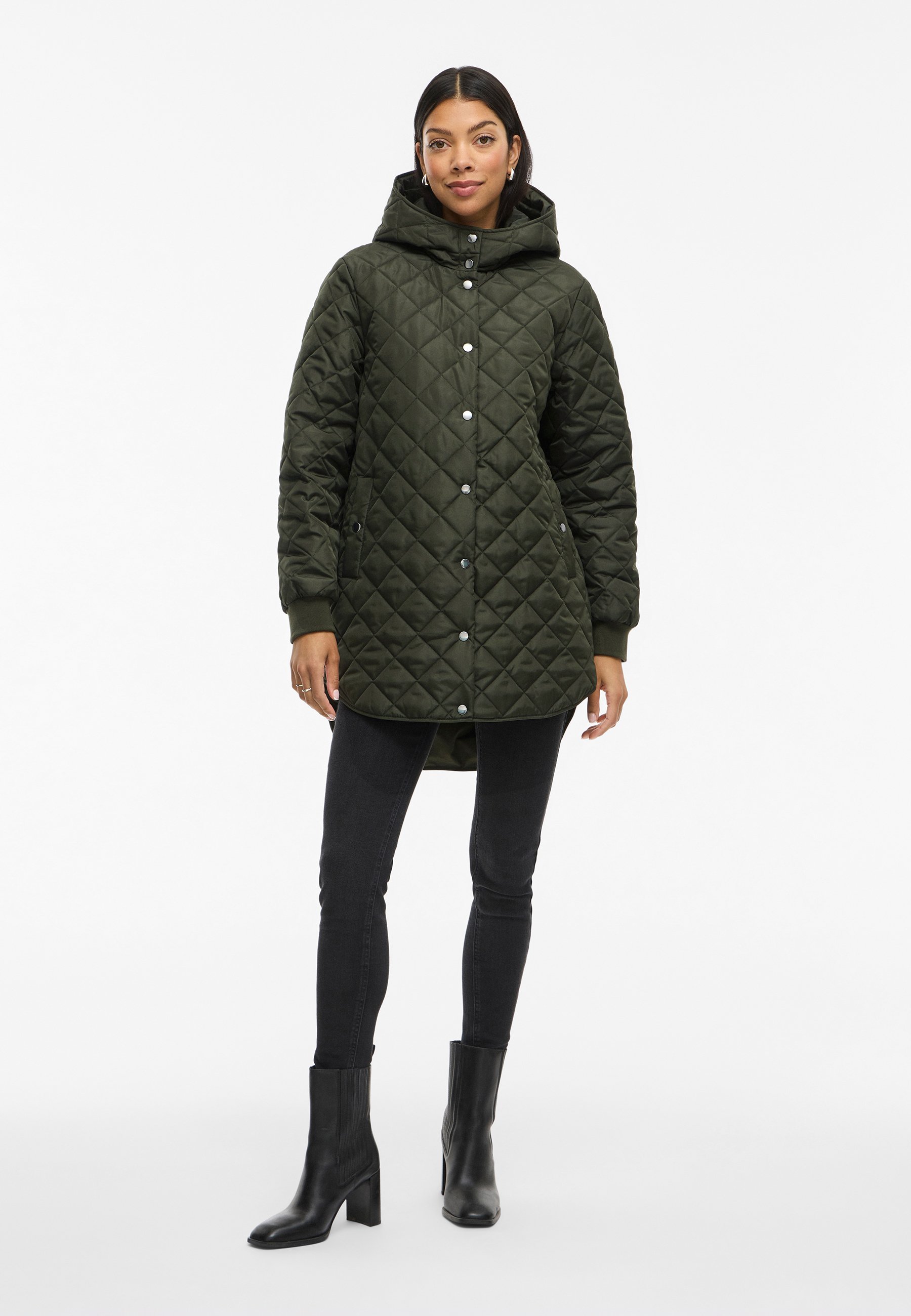 VILA VITATE LS HOODED - Manteau d'hiver - Deep Depths
