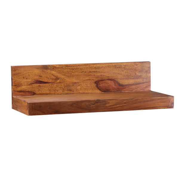 FineBuy Półka ścienna drewno brązowy 60 cm