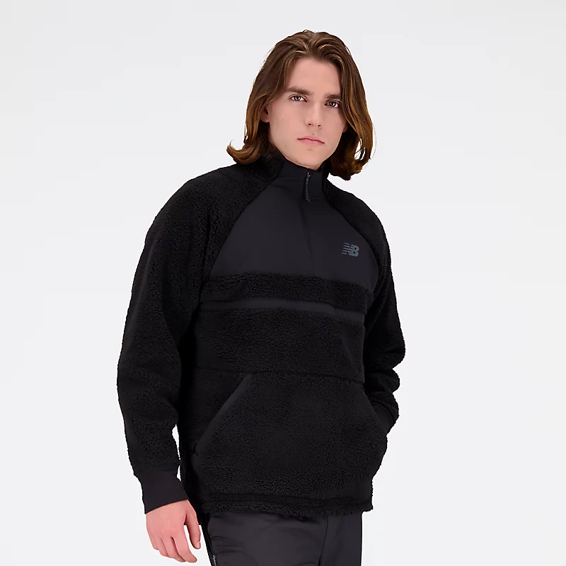 Męska kurtka Q Speed Sherpa Anorak - CZARNY