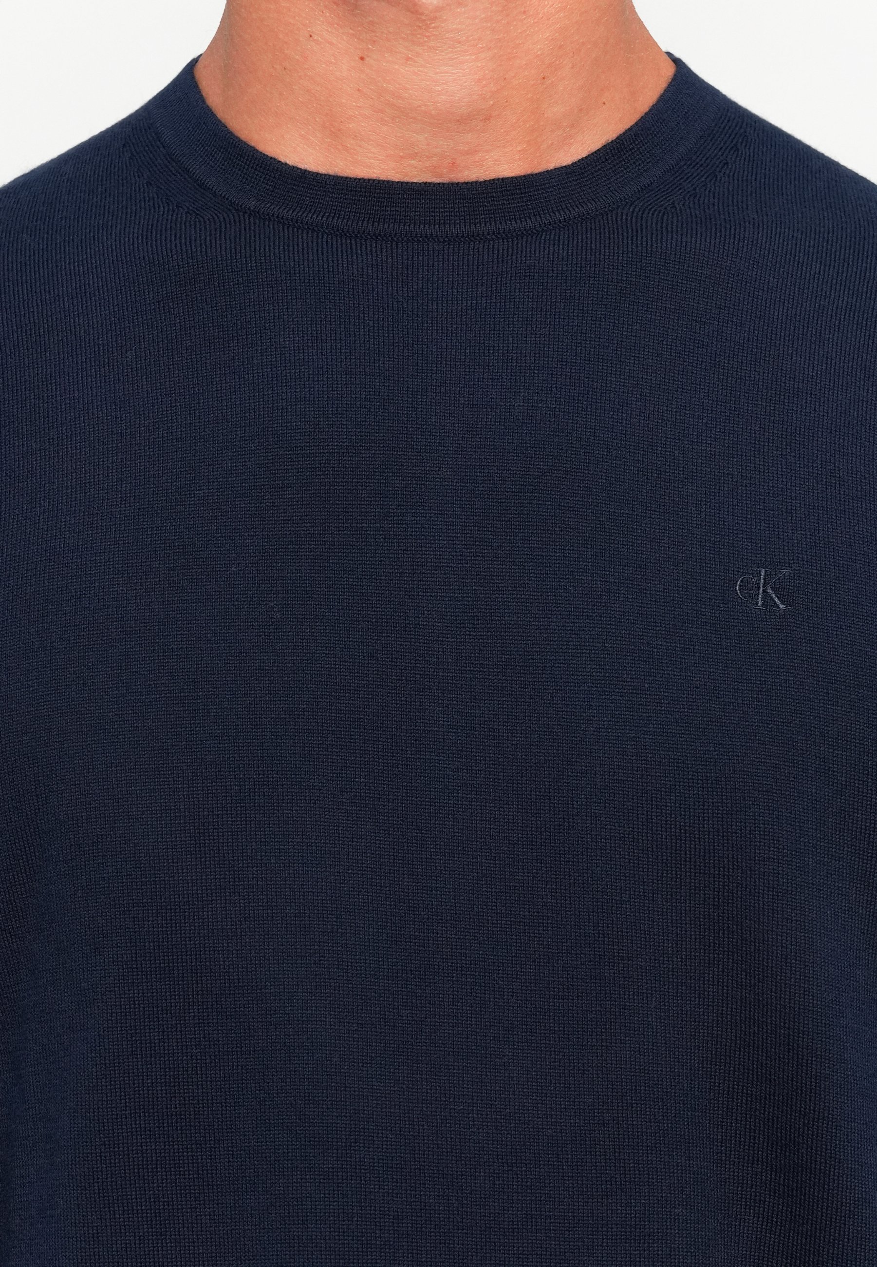 Calvin Klein CREW - Pull - saphir foncé