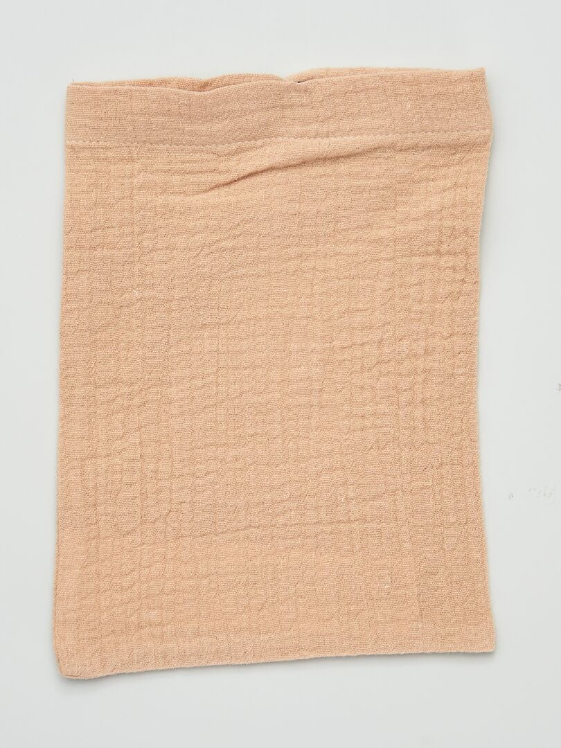 Conjunto de 3 luvas de banho de chenille - BEGE