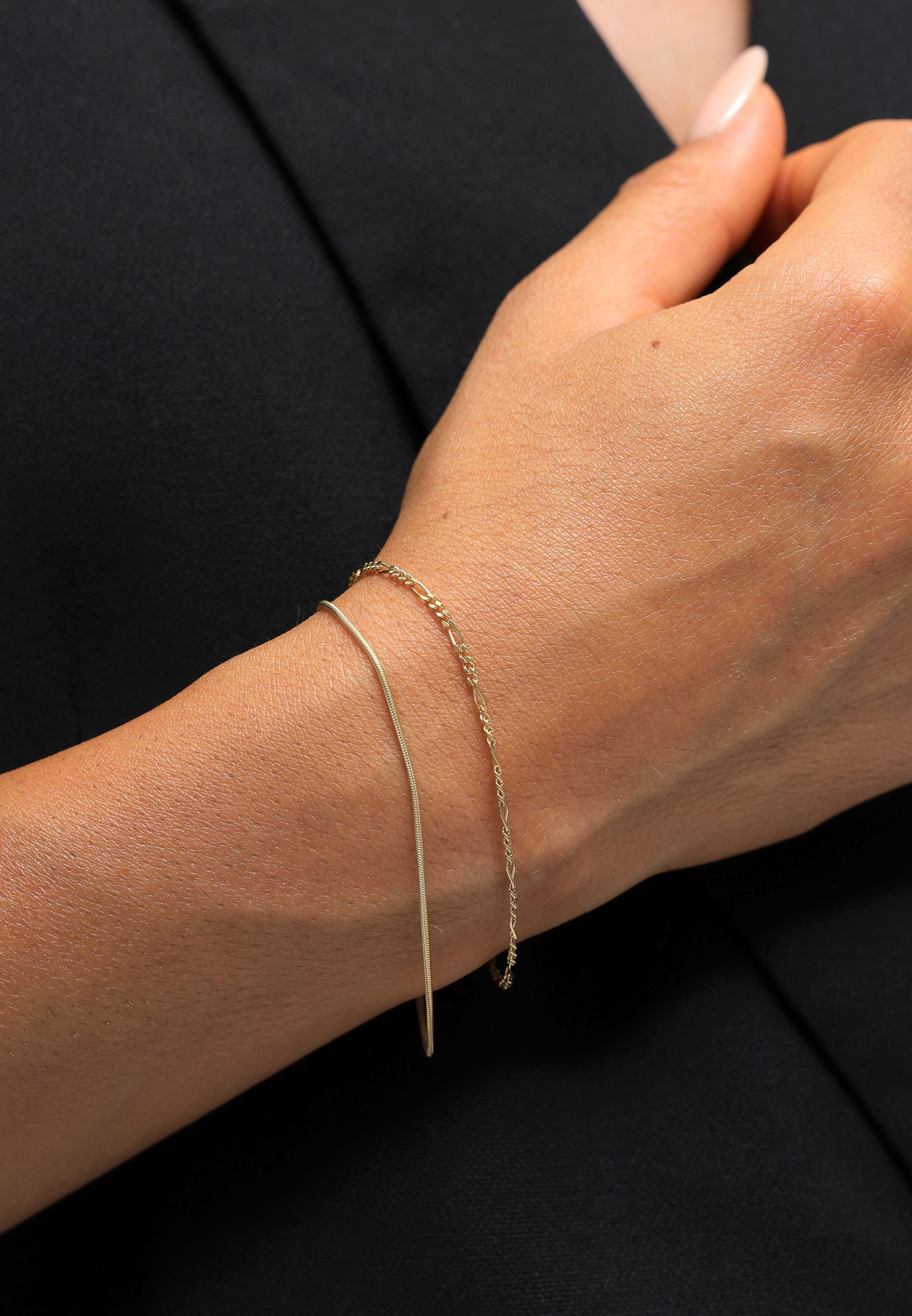 Elli Filigrane Basic Minimale Bracelet Femme - (925/1000) Argent