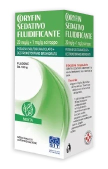 CORYFIN Jarabe diluyente sedante Coryfin 20 mg/g + 1 mg/g 180 g Tos seca
