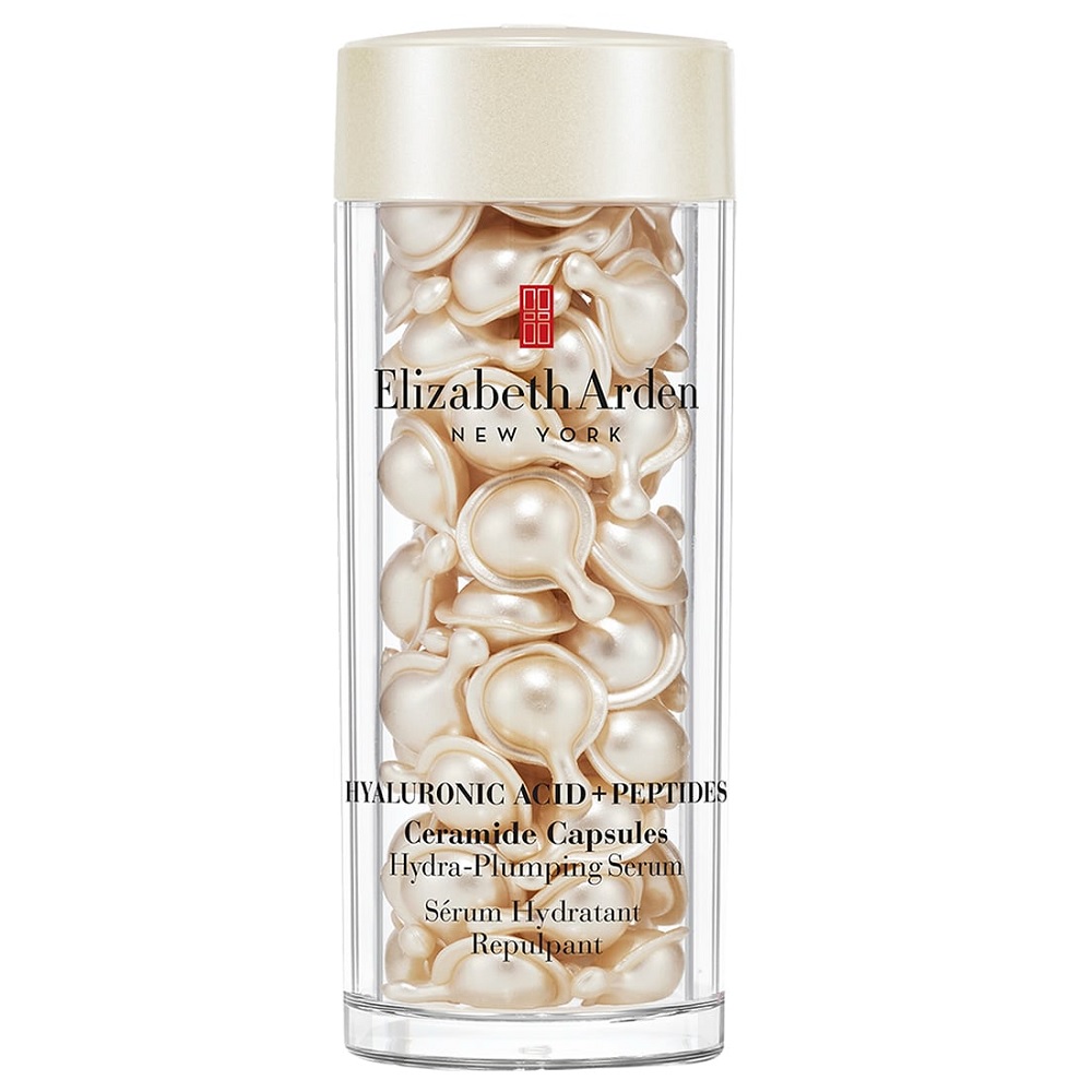 Cápsulas de ácido hialurónico + péptidos y ceramidas de Elizabeth Arden - Sérum hidratante y voluminizador