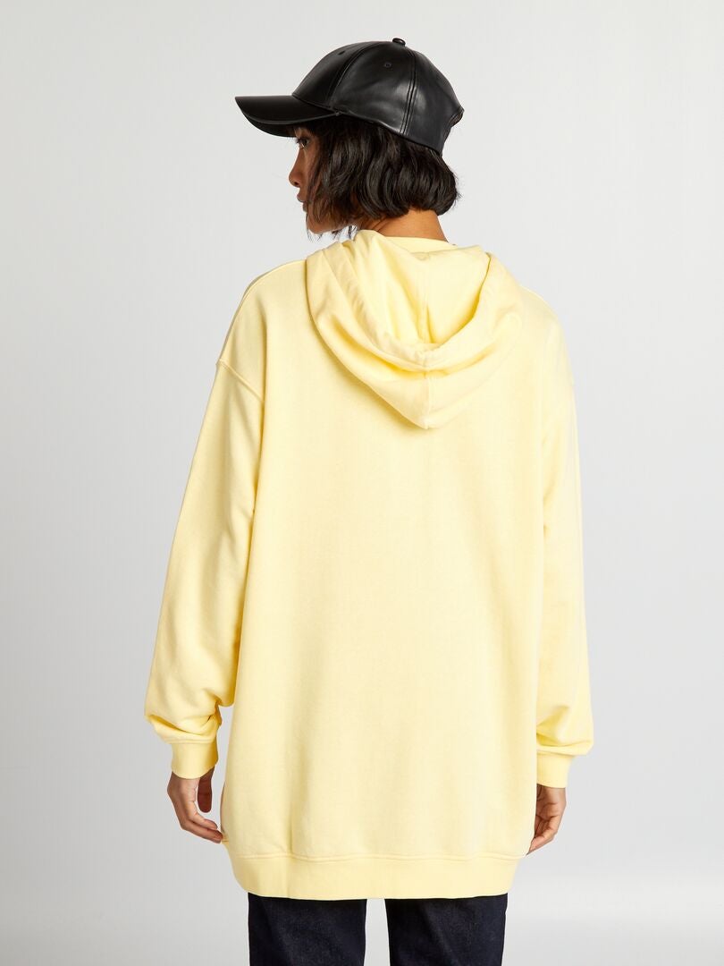 Lichtgewicht hoodie - GEEL
