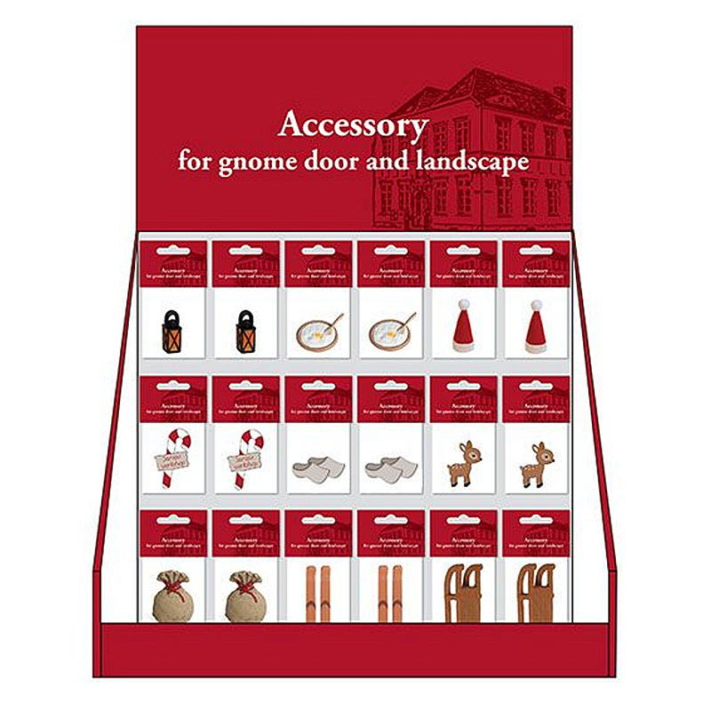 Accesorios surtidos para puertas de Papá Noel