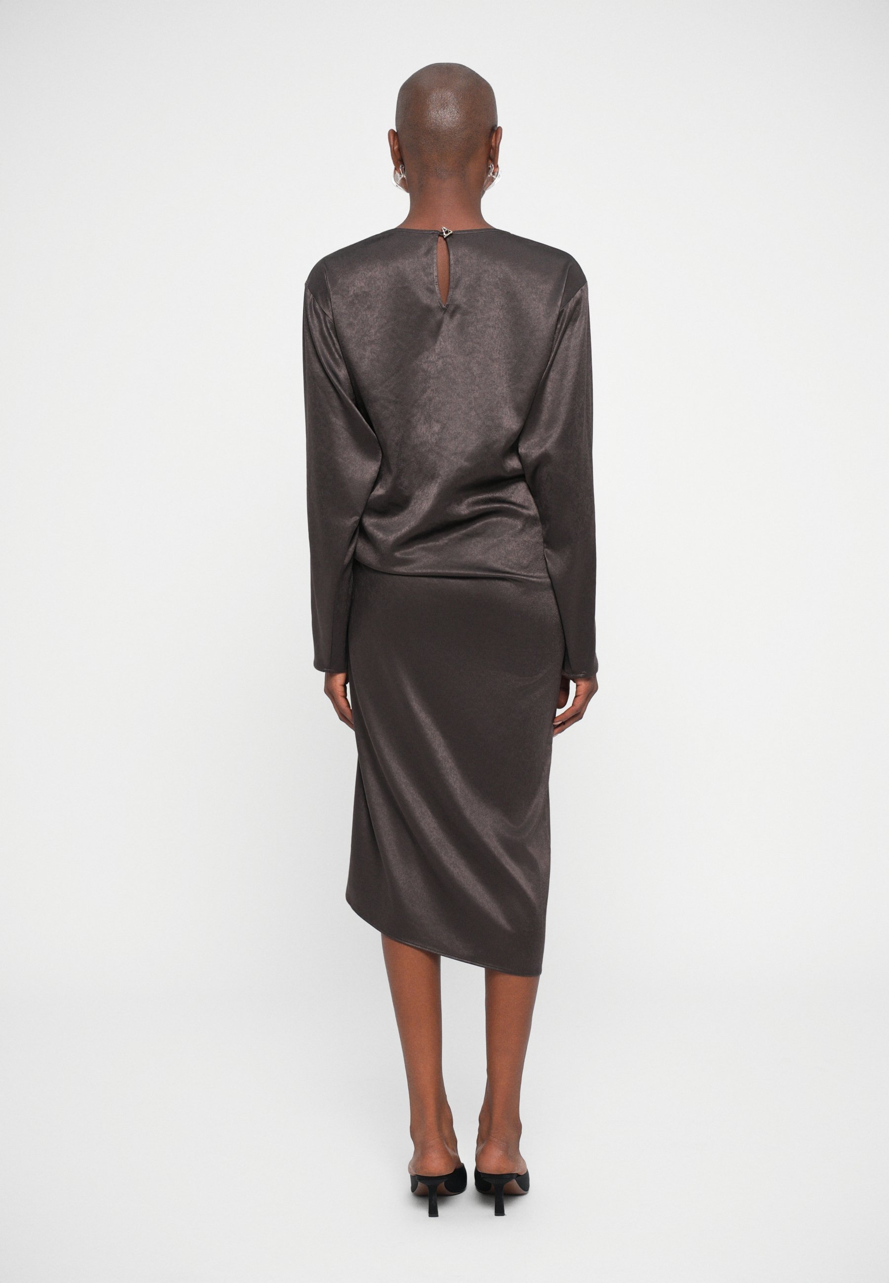 AERON STEAM KLEID - Cocktailkleid / Partykleid - Espresso