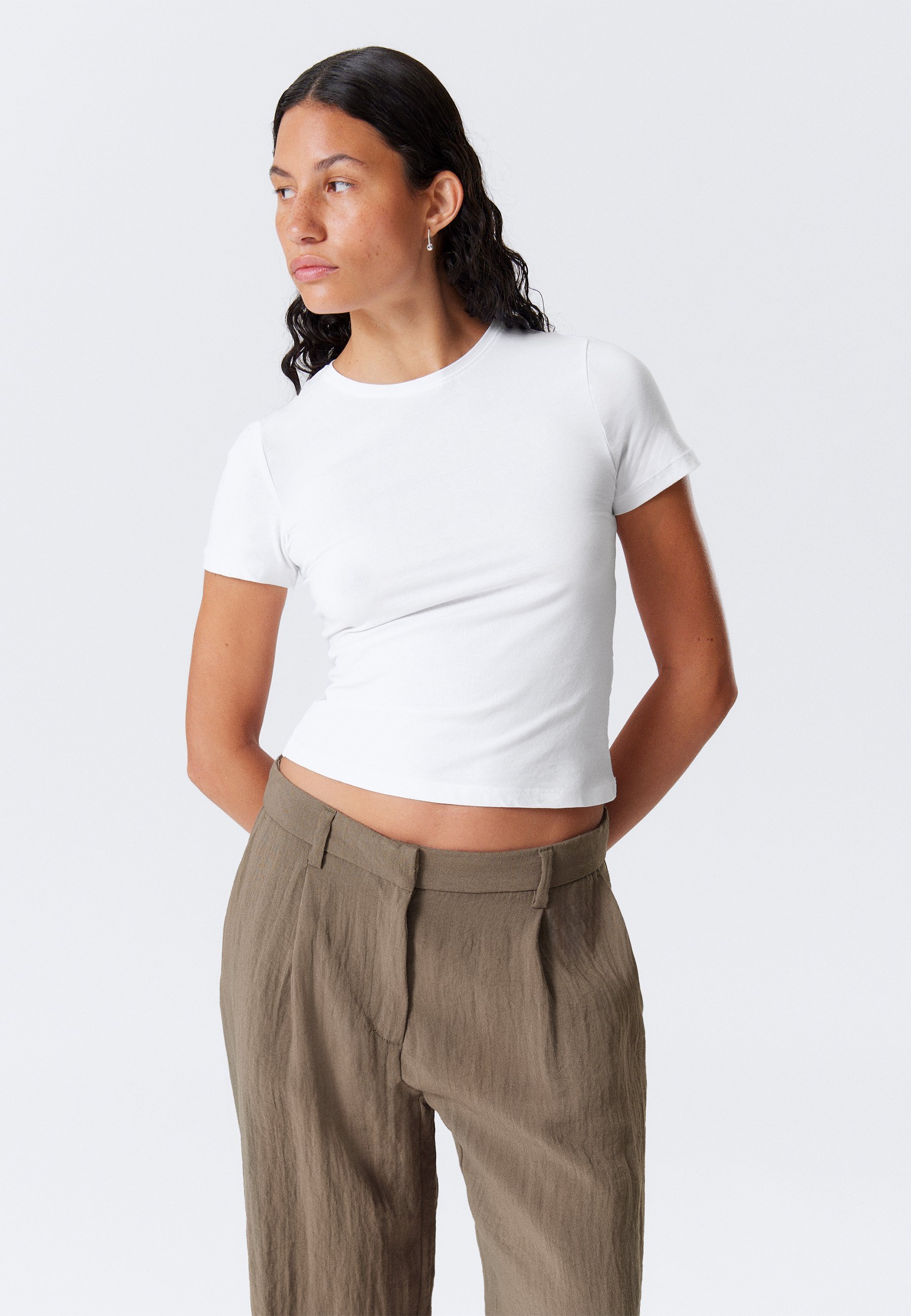 T-shirt basic per i giorni feriali - bianca