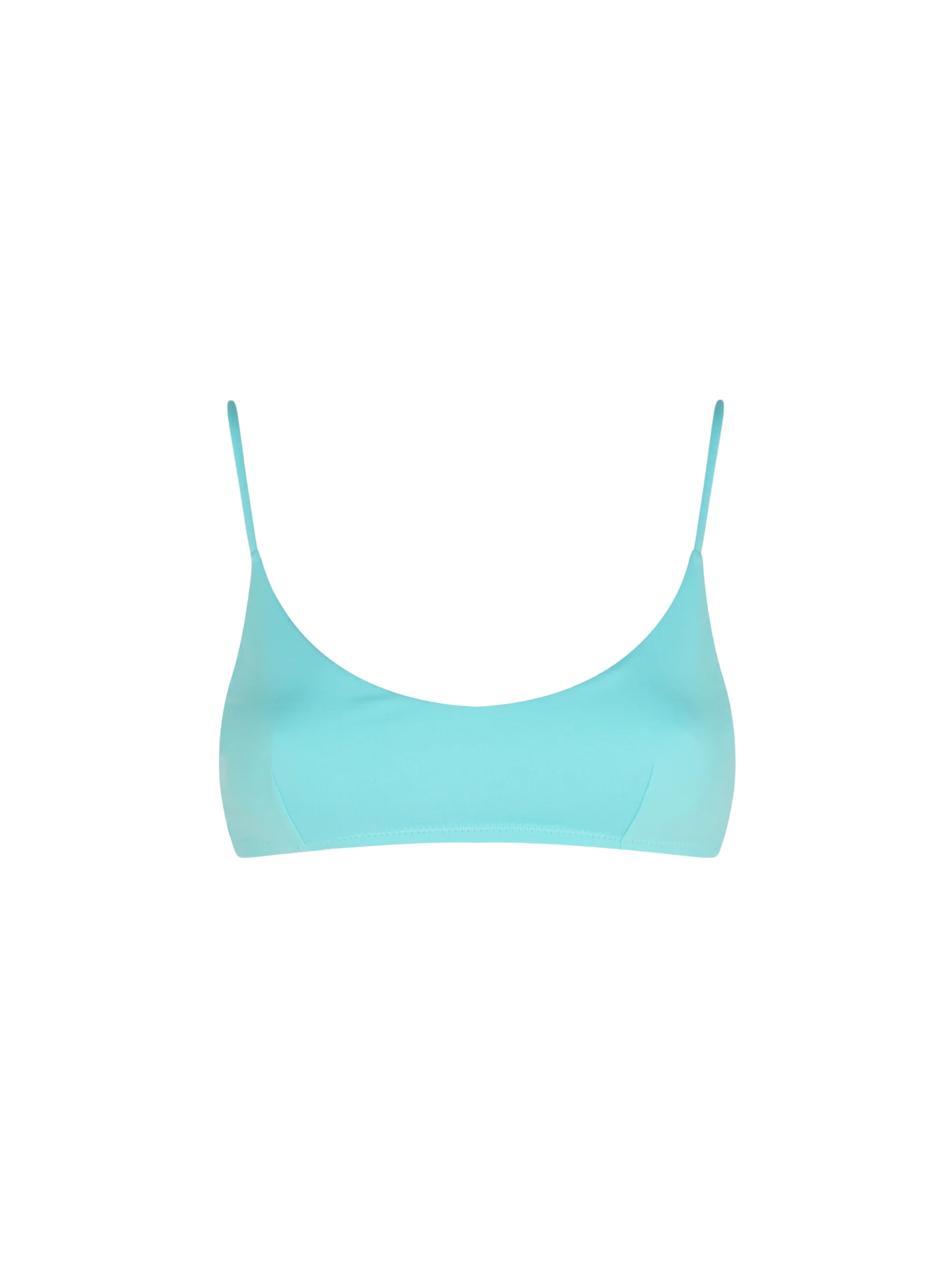 Dames bralette badpak in aquagroen