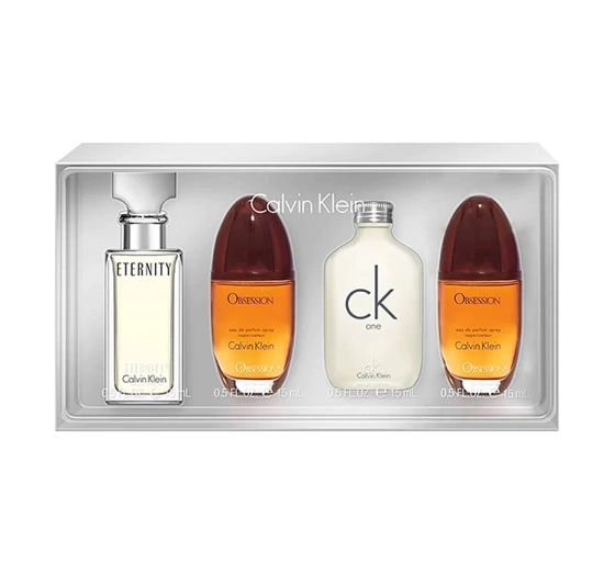 Calvin Klein woda perfumowana Eternity for Women 15 ml   Obsession for Women 2 x 15 ml   woda toaletowa CK One 15 ml