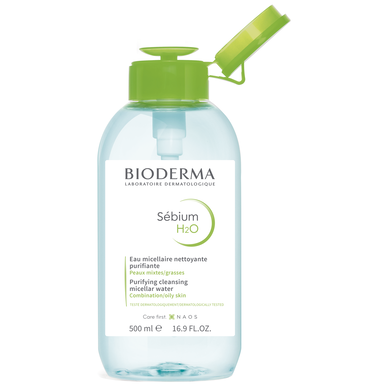 Bioderma Sébium H2O Misellipuhdistusvesi rasvaiselle iholle 500ml