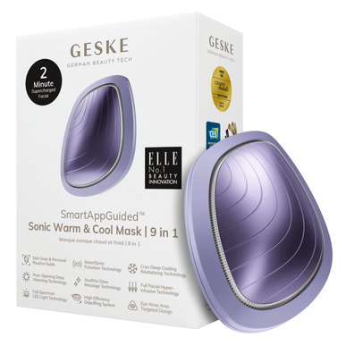 Geske Warm & Cool 9-in-1 kasvohoito, violetti, 1 kpl.