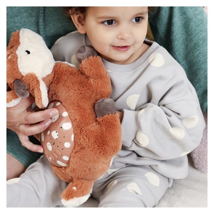 Cloud b - Fawn Star Projector Night Light Plush - BTL DIFFUSION