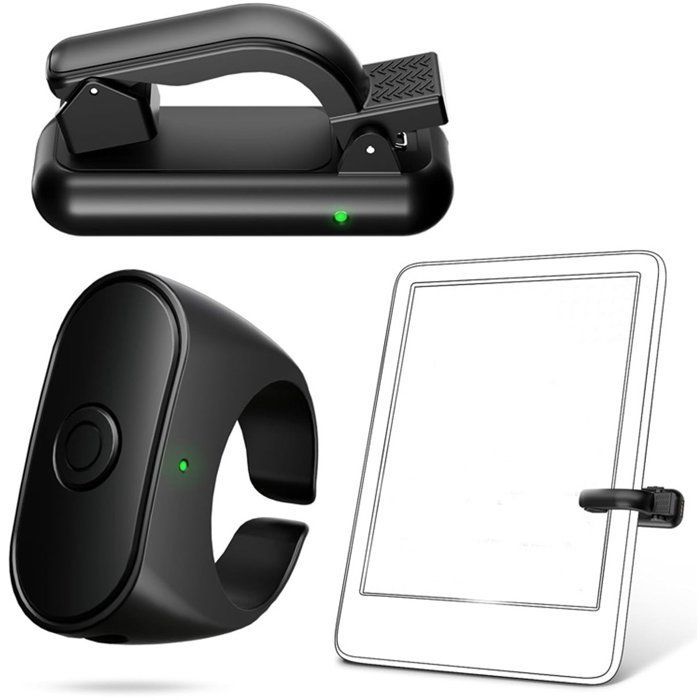 Télécommande pour liseuse permettant de tourner les pages - peut également servir de télécommande pour appareil photo - autonomie