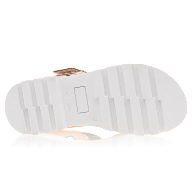 Sandalias amarillas para niña / Zapatos de punta abierta