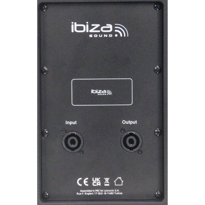 Ibiza SOUND XTK15-MKII Enceinte Sono Large Bande 15”/38cm 600W - Soirée Dj Professionnel Animation Sono Retour Prestation