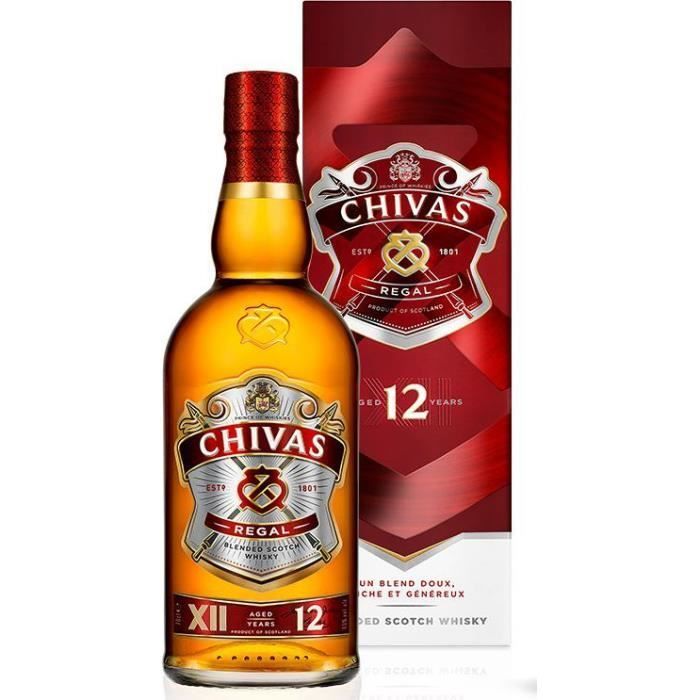 Trío Chiva Regal - 12, 15 y 18 años - Whisky escocés - 40% vol. - 3 x 70 cl
