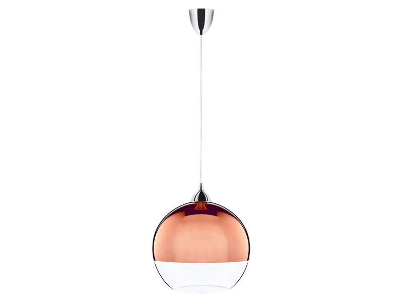 Lampa wisząca Globe Copper stalowa miedziana