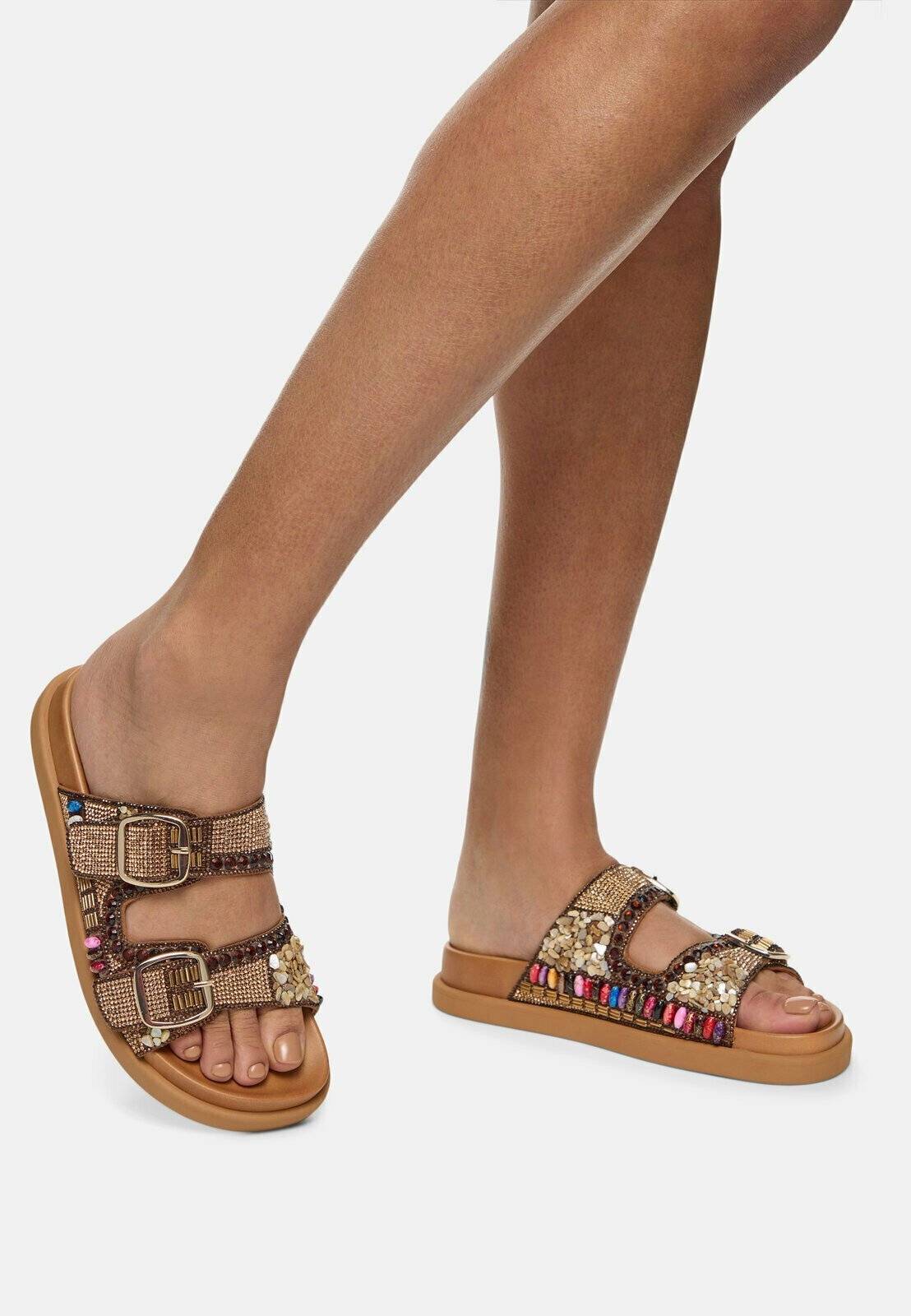 ALDO BOHOCHIC - Nazouvací boty - open brown