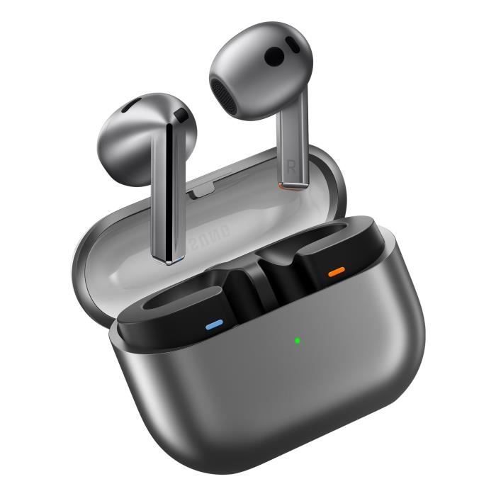 Fones de ouvido Samsung GALAXY Buds 3 prateados