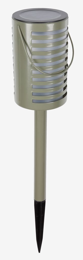 SUNFLOWER Solarna lampa SUNFLOWER Ø8xV39cm zelena