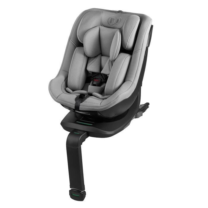 Kinderkraft I-GROW I-SIZE 40-150 cm Autositz mit H-GUARD SPS+ Sicherheitssystem, EASY GROW verstellbarer Rückenlehne, grau