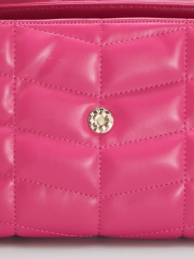 Bolsa de ombro acolchoada - ROSA