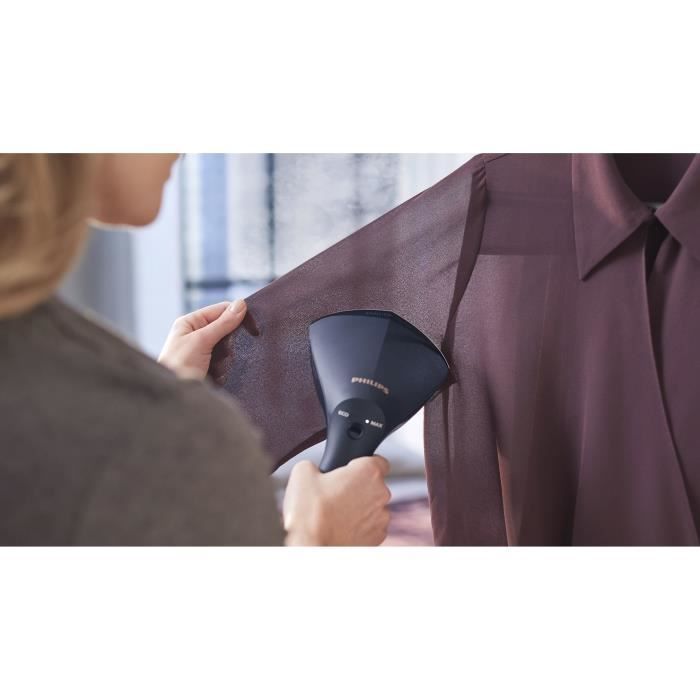 Philips - GC810/20 - Défroisseur à Main Series 8000 - 1600 W - Bleu - Débit de vapeur 32 g/min