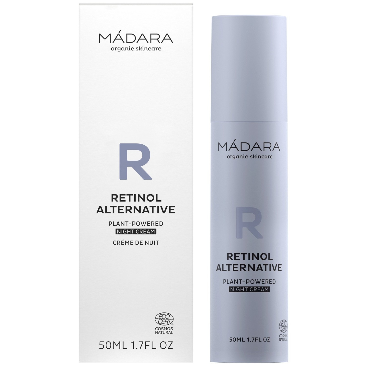 MÁDARA naktinis kremas – augalinės kilmės retinolio alternatyva – 50 ml