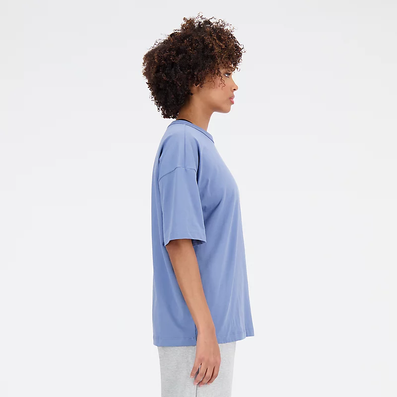 Oversize-Sport-T-Shirt für Damen – MERCURY BLUE