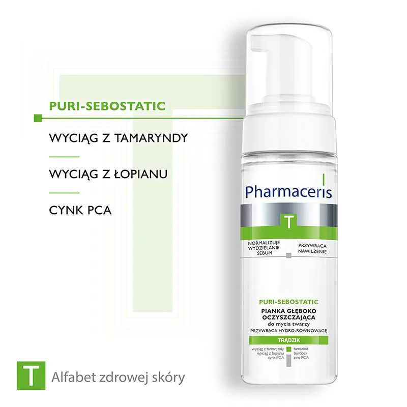 Pharmaceris T Puri-Sebostatique Pianka głęboko oczyszczająca do mycia twarzy