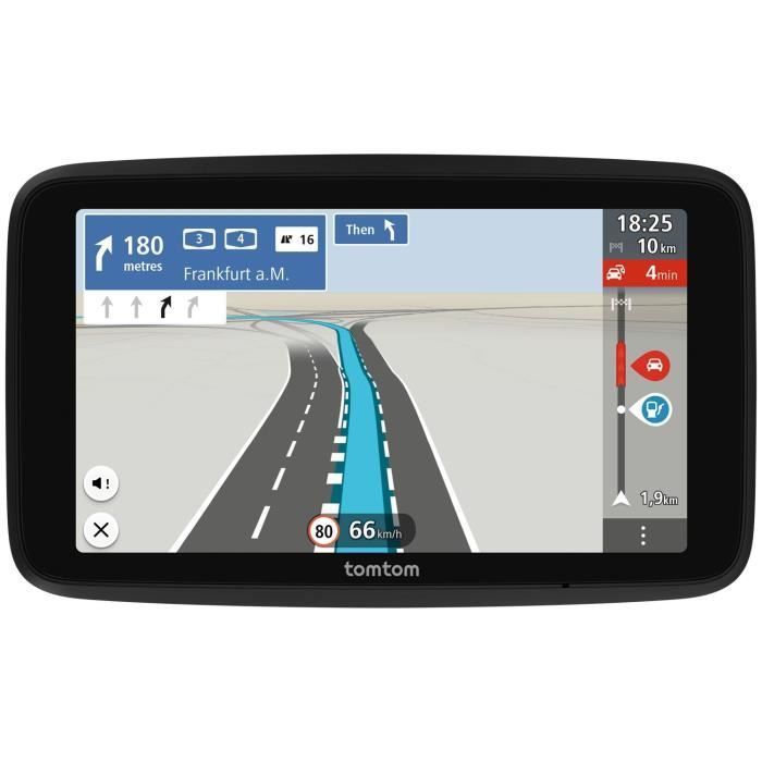TomTom GO Classic 6 de 2ª geração - GPS para carro - Tela de 6 polegadas - TomTom Traffic - Assistente de manutenção de faixa - Mapa europeu de 27 polegadas