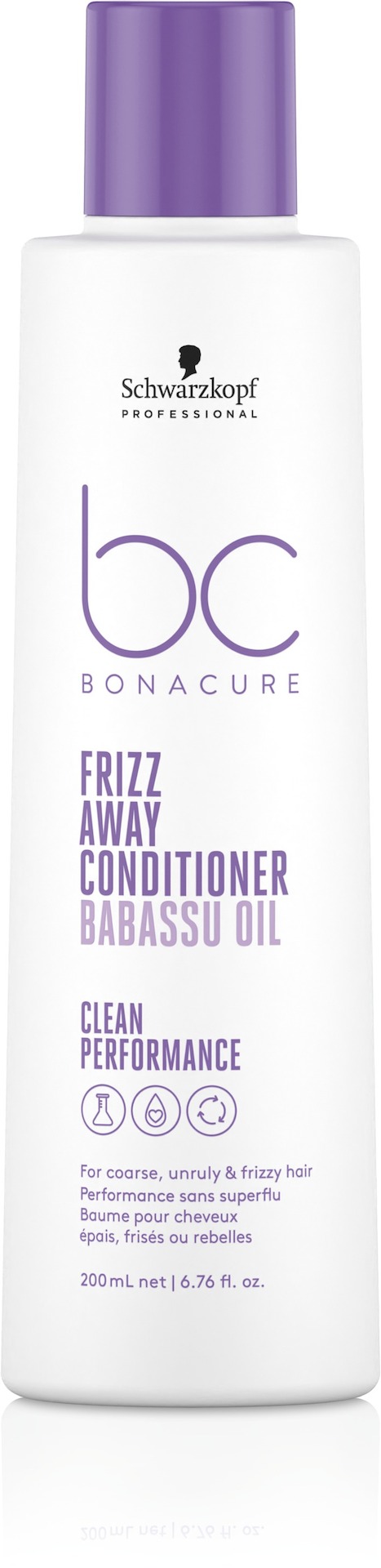 Balsam de păr BC Frizz Away cu ulei de Babassu 200 ml - Schwarzkopf Professional
