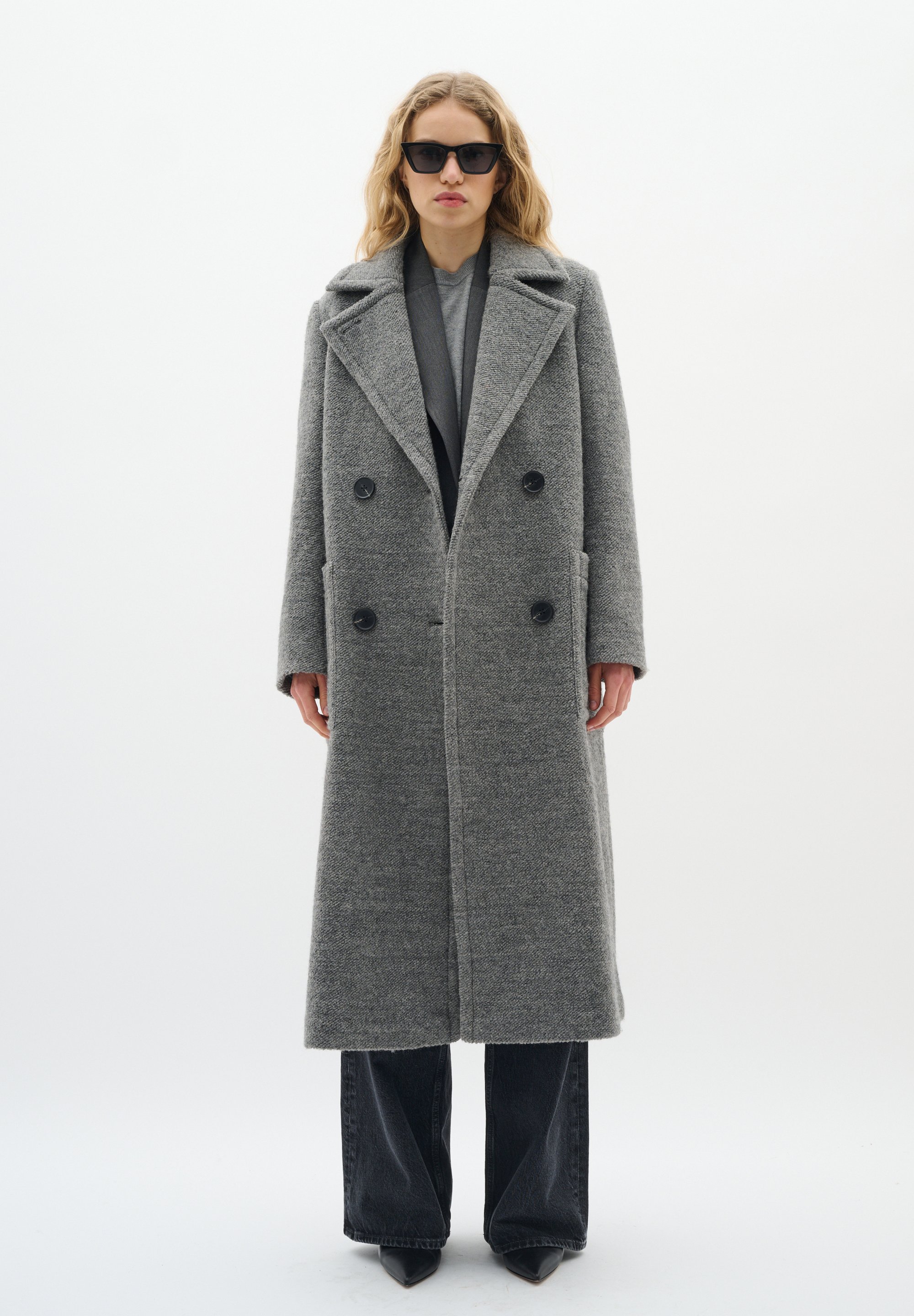 InWear YUM - Casaco clássico - mescla granito