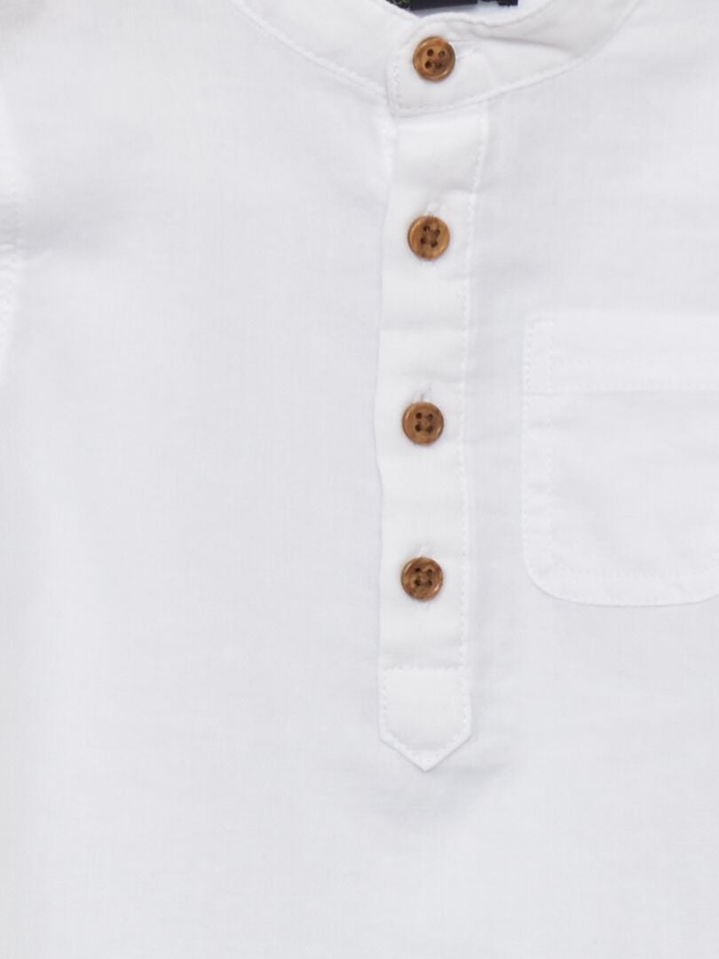 Camisa com gola Seraph - BRANCA